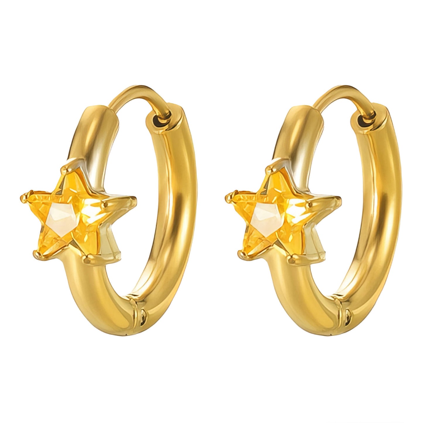 Argollas Asteria Con Circón