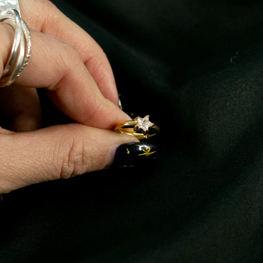 Argollas Asteria Con Circón