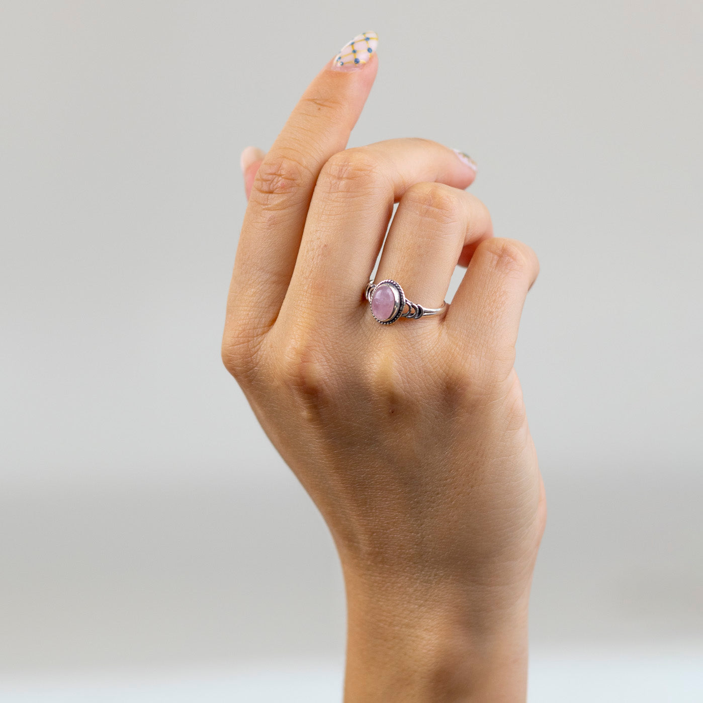 Anillo Cuarzo Rosa Eros