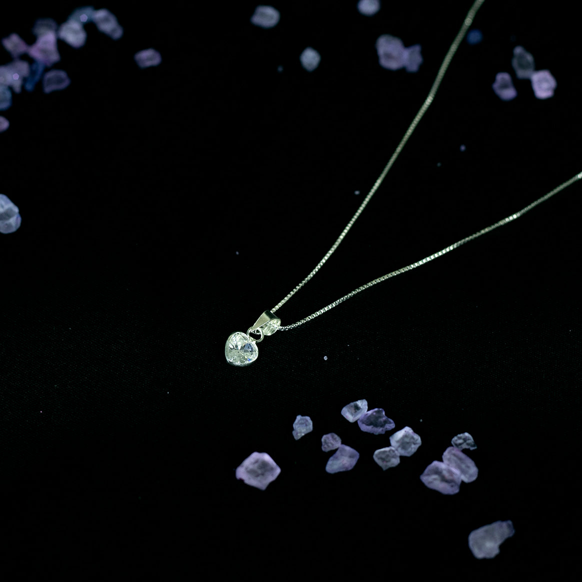 Collar Circón Corazón Afrodita