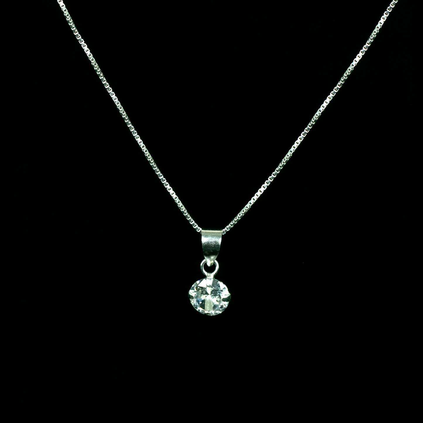 Collar Circón Circular Nysa