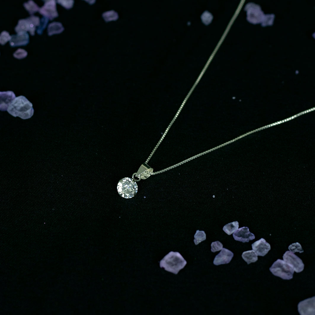 Collar Circón Circular Nysa