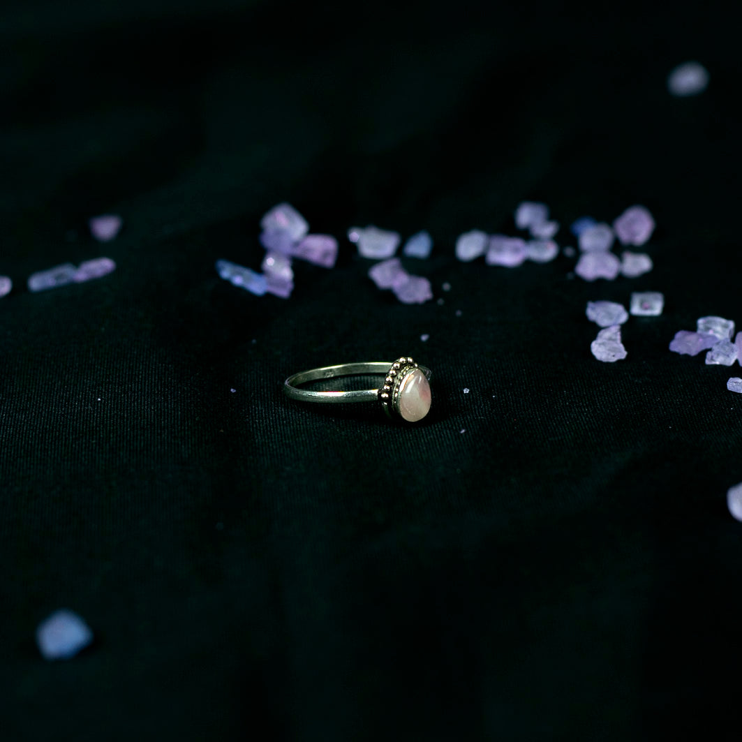 Anillo Mini Cuarzo Rosa Eros