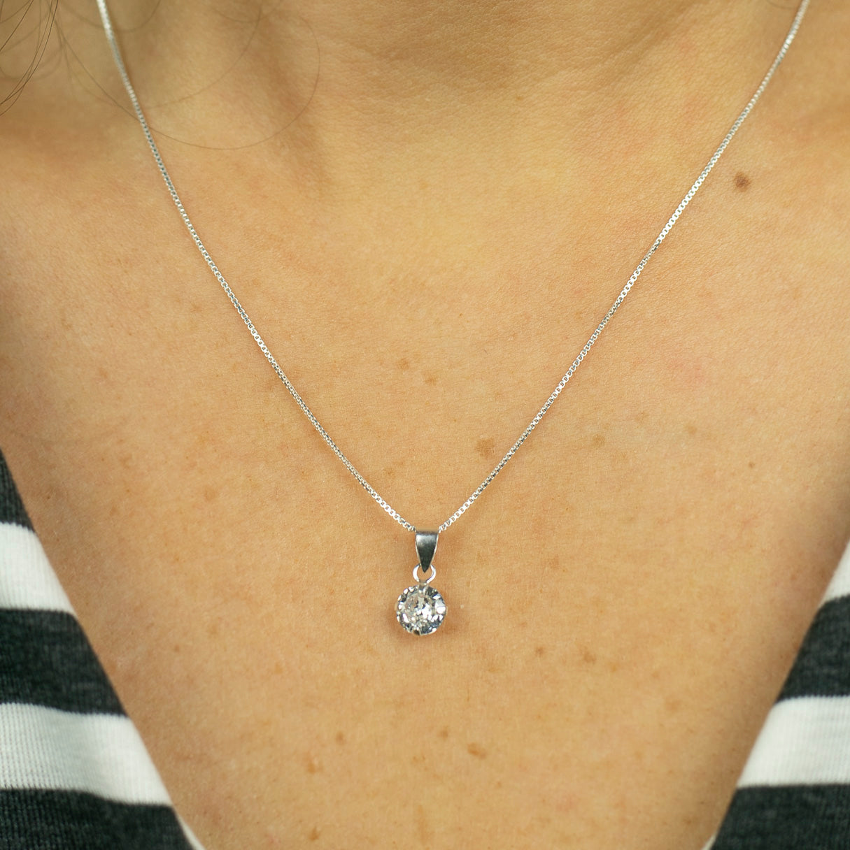 Collar Circón Circular Nysa