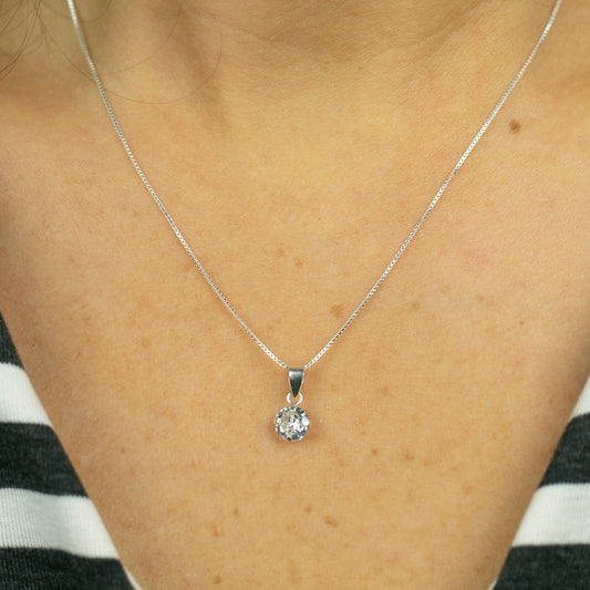 Collar Circón Circular Nysa