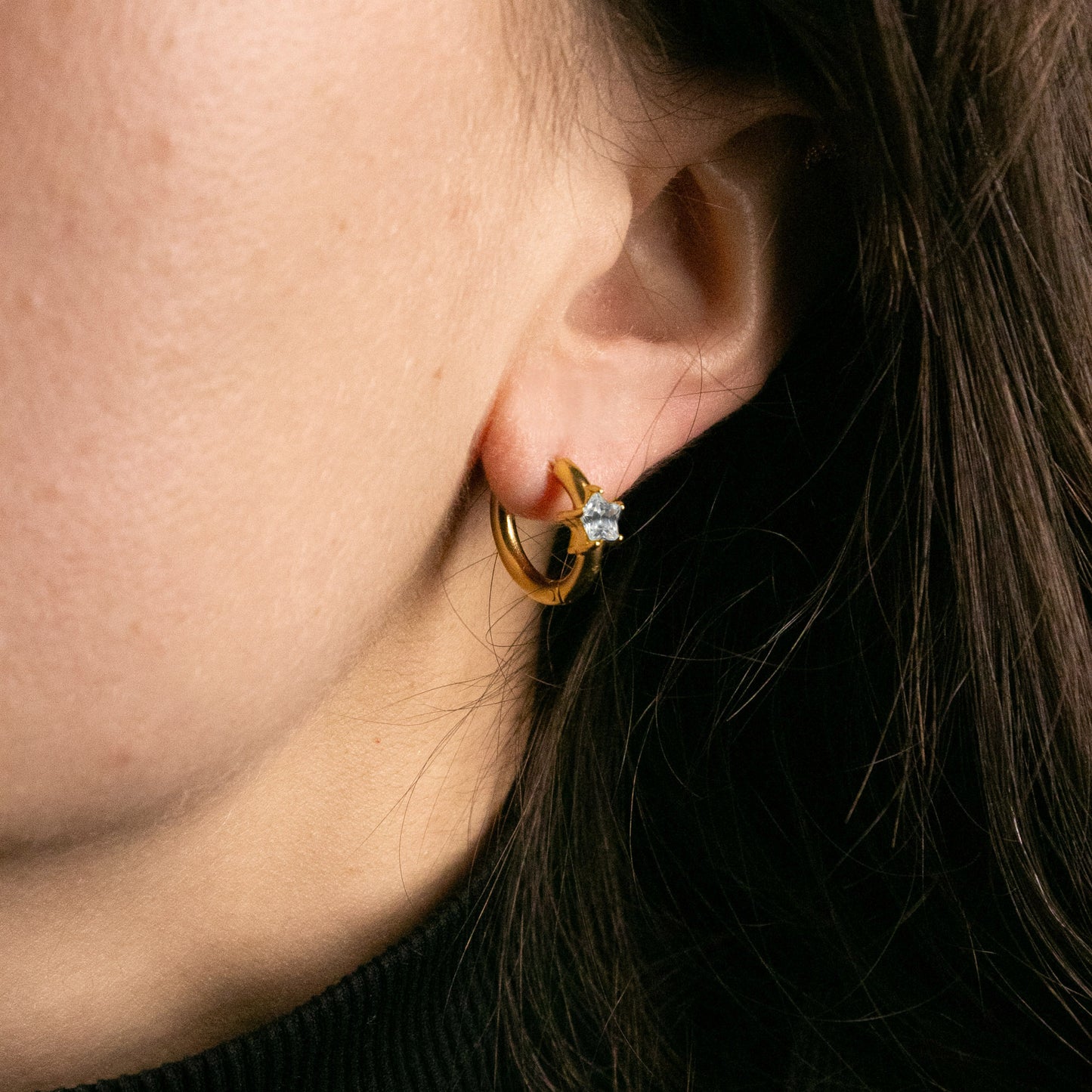 Argollas Asteria Con Circón