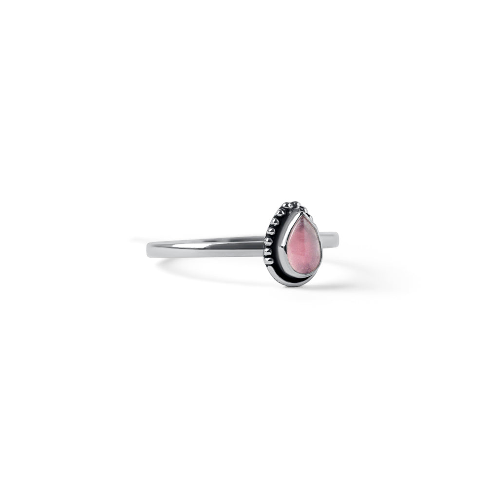 Anillo Mini Cuarzo Rosa Eros