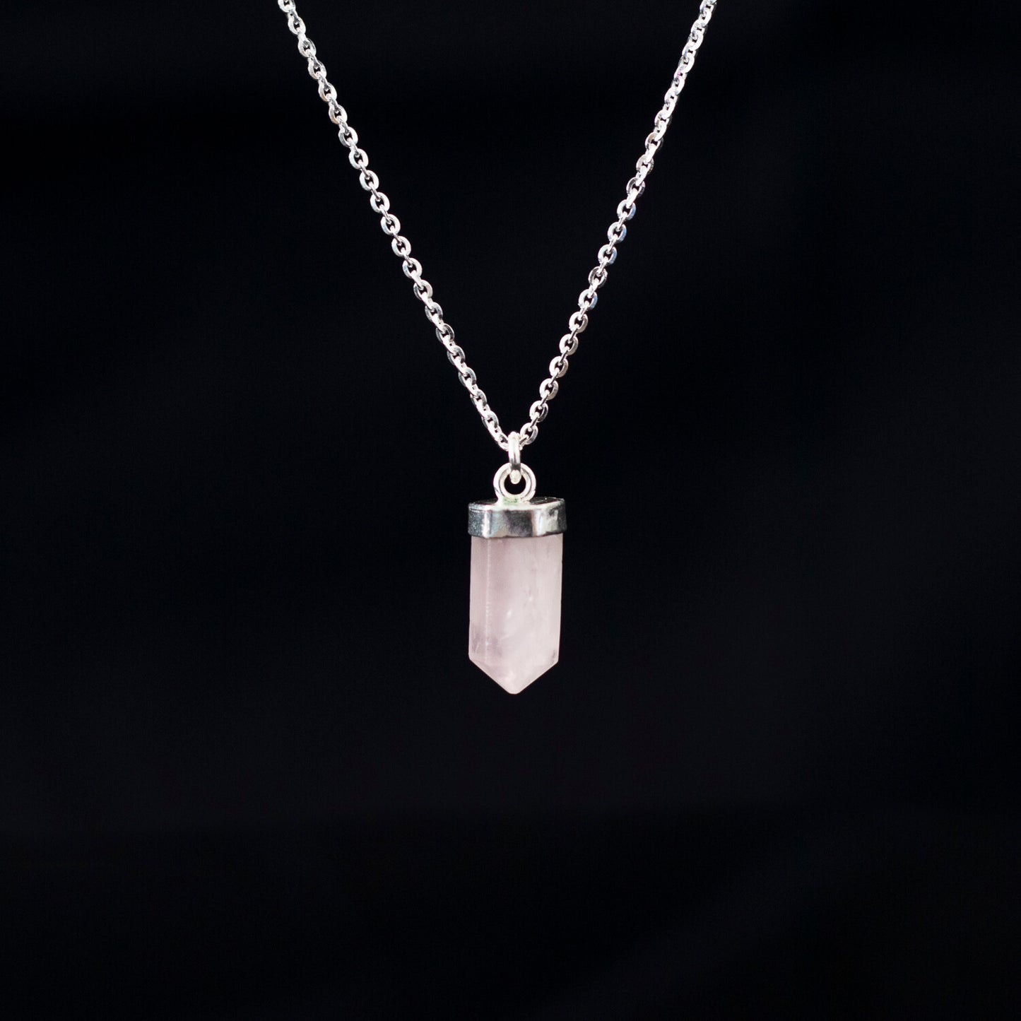 Collar Afrodita Cuarzo Rosa
