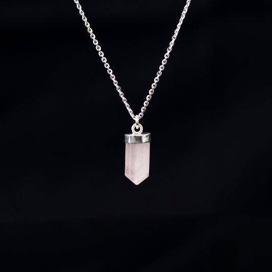 Collar Afrodita Cuarzo Rosa